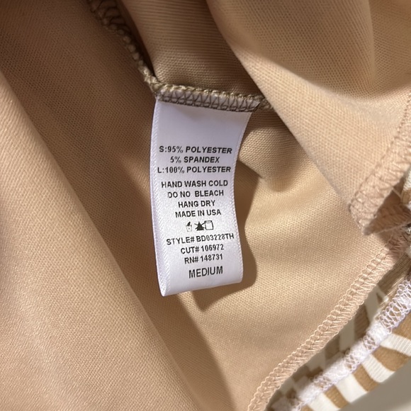 Zebra Print Mini Dress - Picture 7 of 7